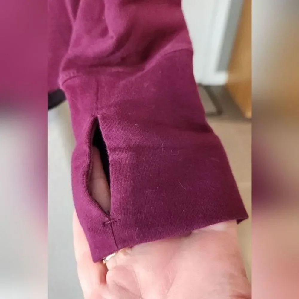 Athleta Maroon Sentey Hoodie‎ Size XS - Picture 2 of 5